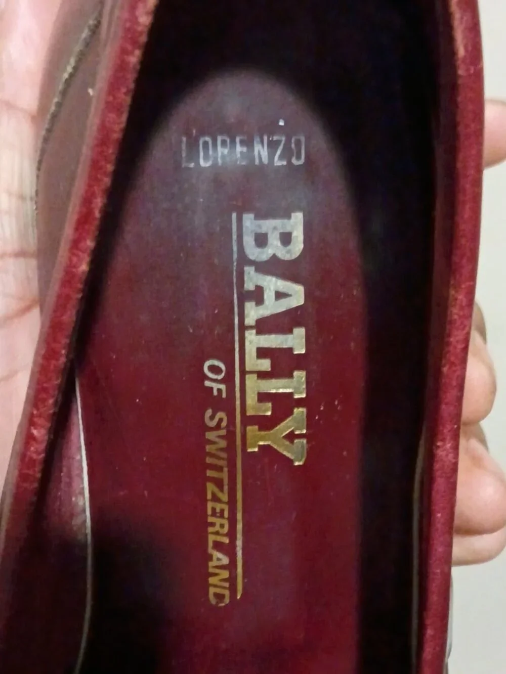 Men's Bally Mens Lorenzo Tassel Loafer Burgundy Soft Leather Dress Shoes 9.5M